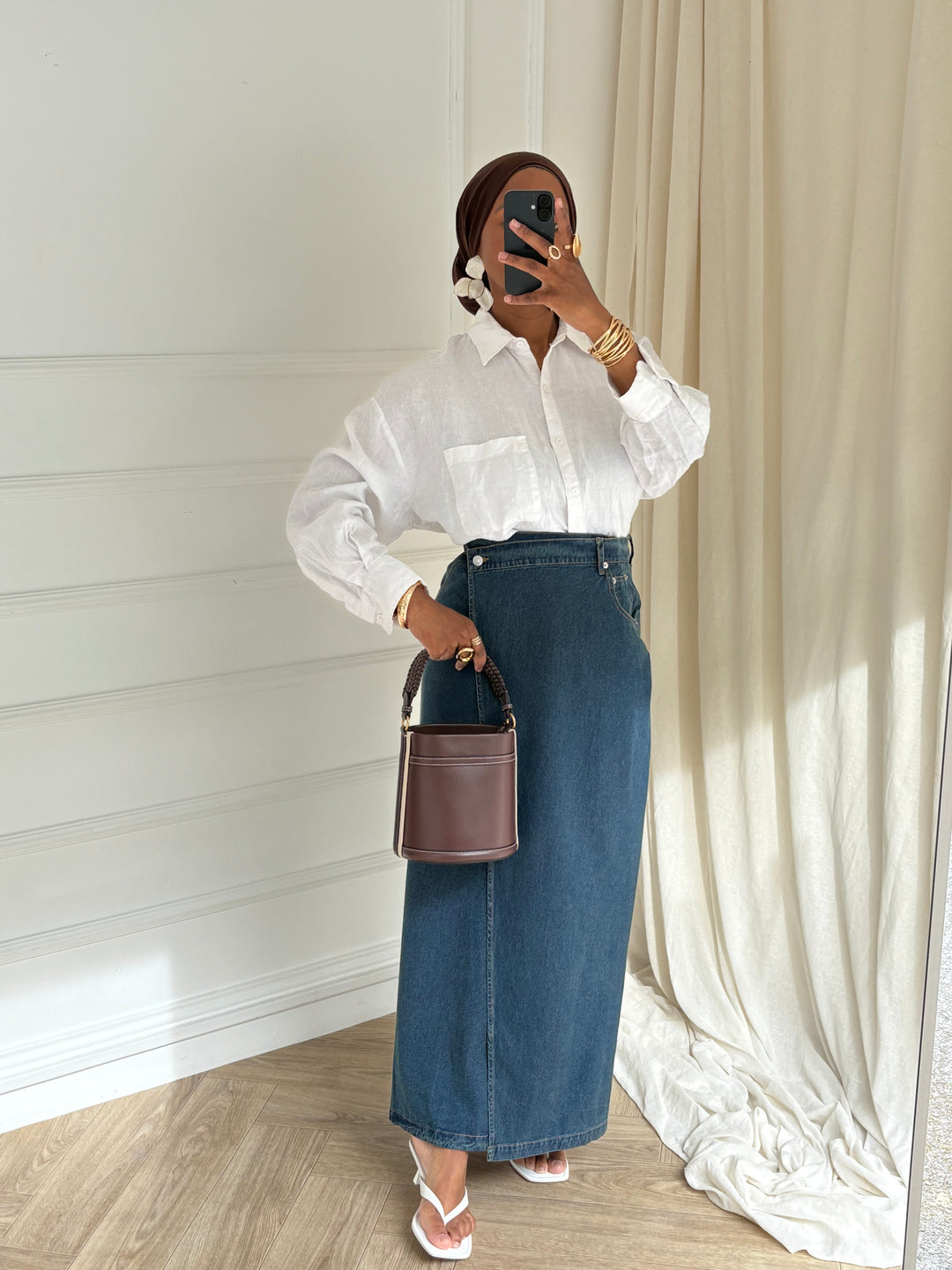 JUPE DENIM CHIC BLEU JEAN Tall