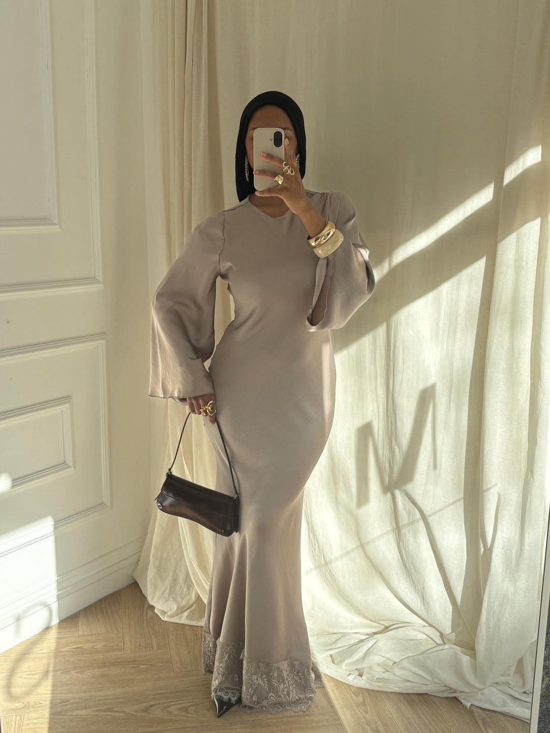 ROBE SISI TAUPE