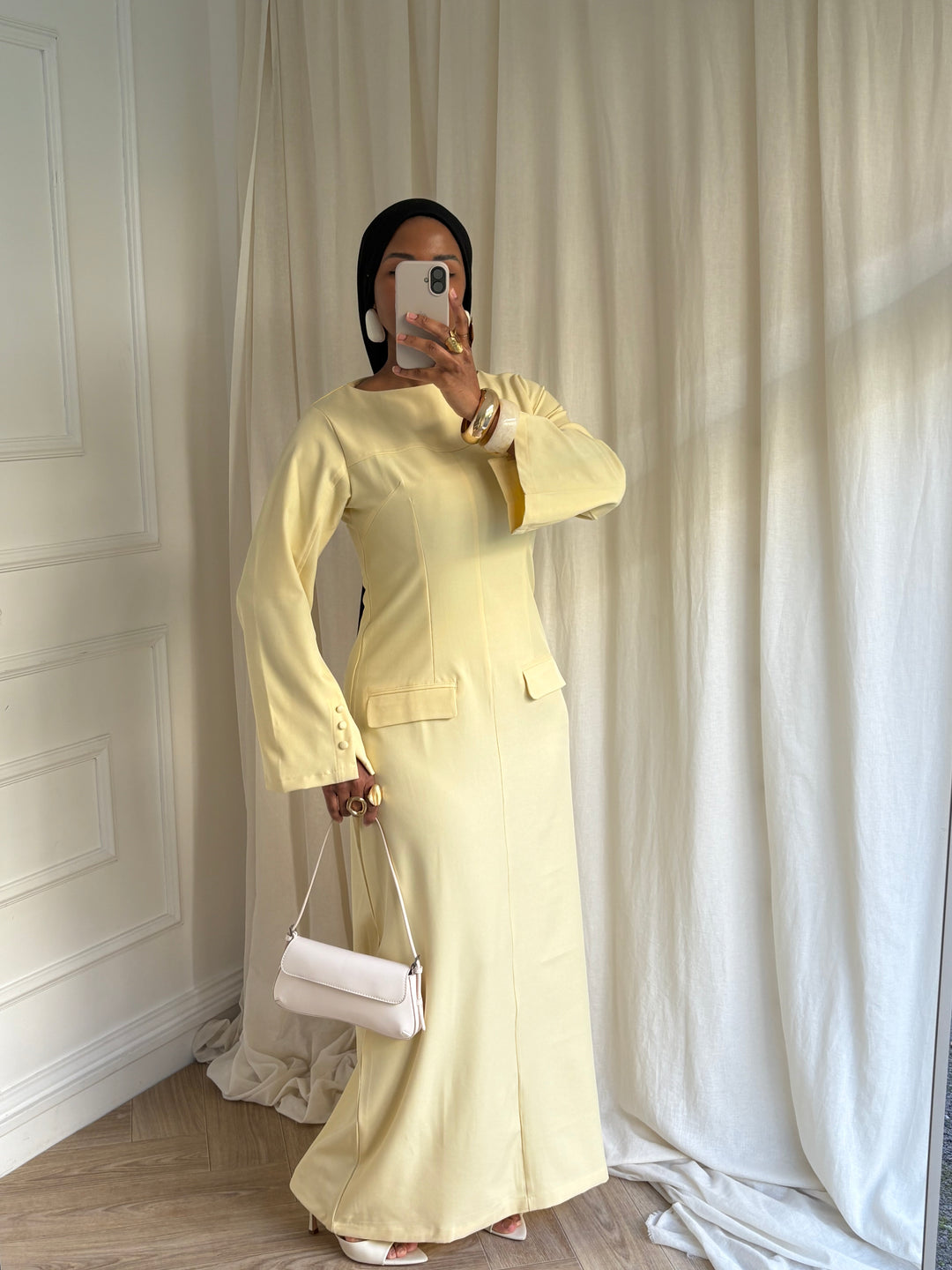 ROBE SOJAN JAUNE