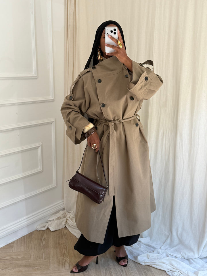 TRENCH ENAS PREMIUM BEIGE