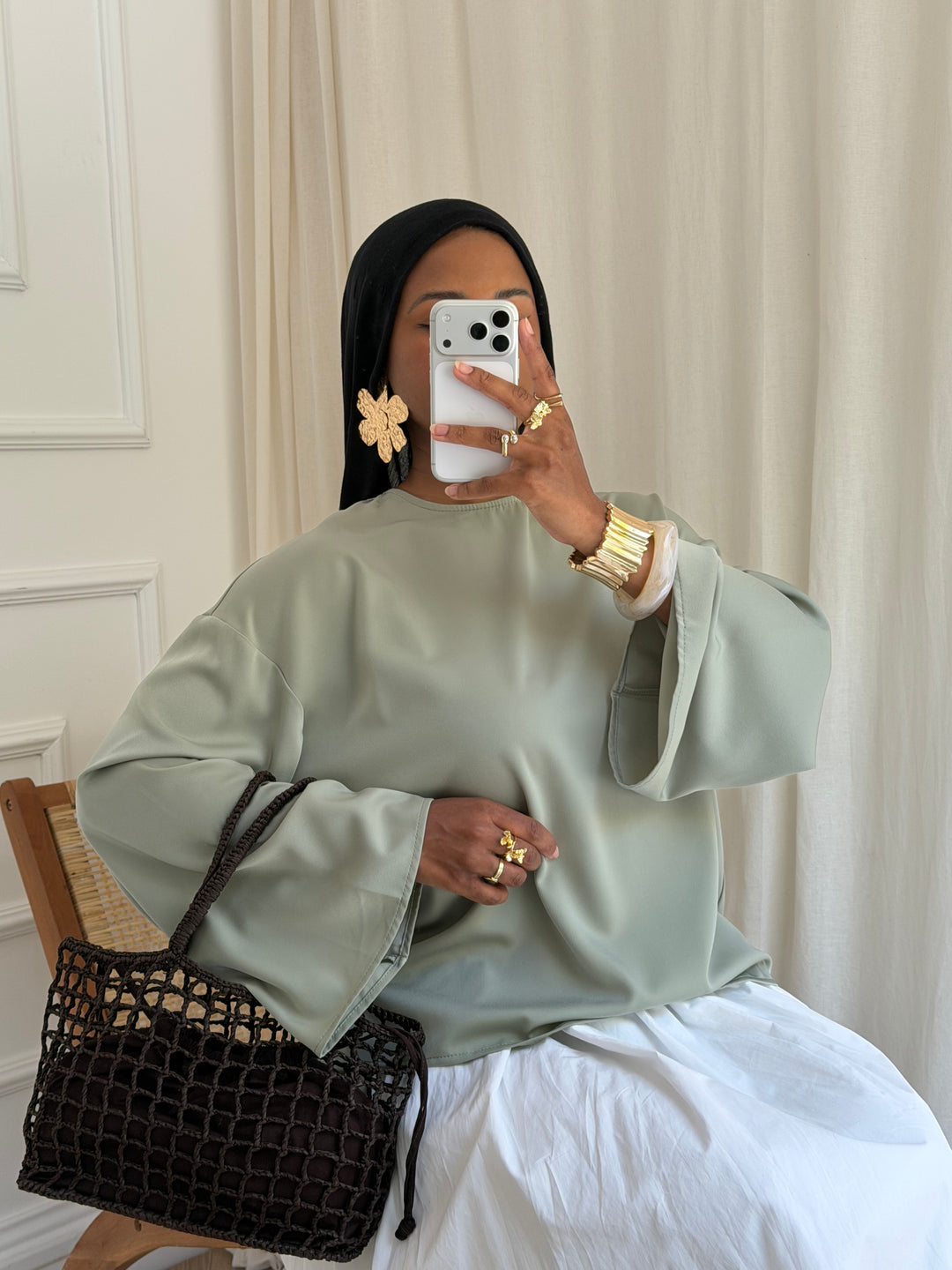 BLOUSE TAYLA VERT