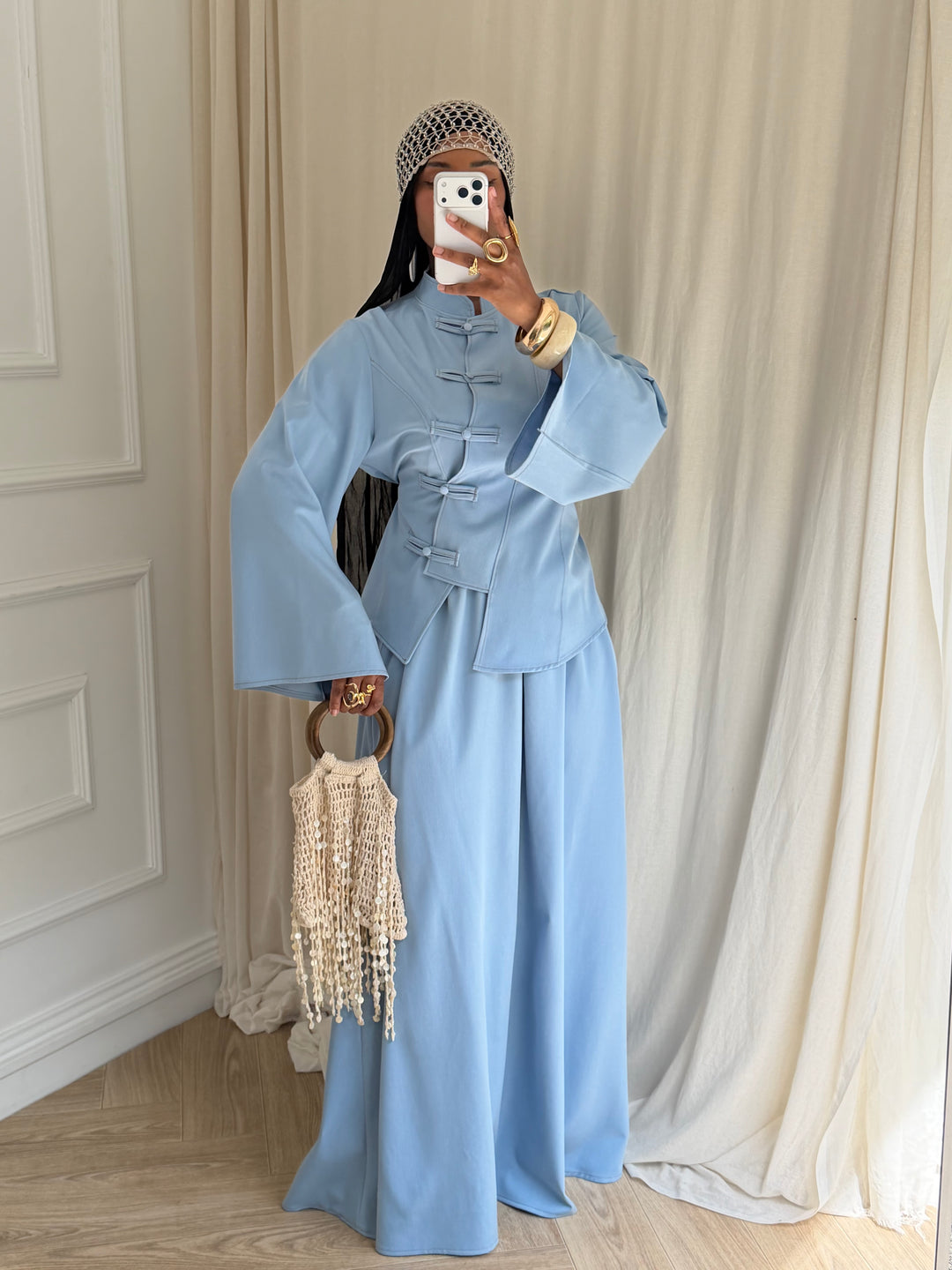 ENSEMBLE JEAN AYSHA BLEU CLAIR