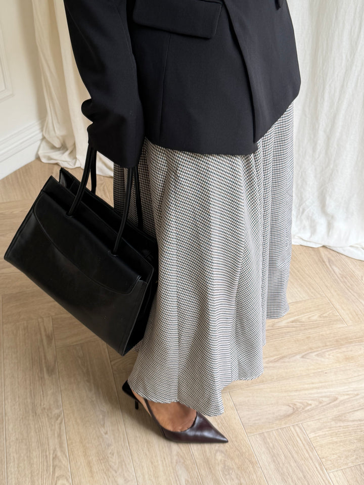 JUPE LONGUE VICHY PREMIUM
