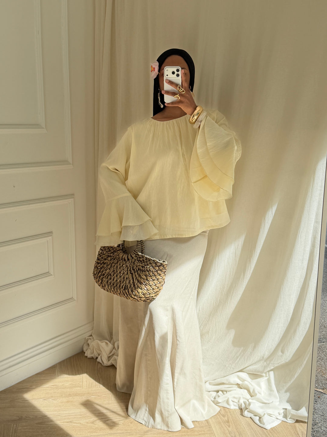 BLOUSE IRINA JAUNE