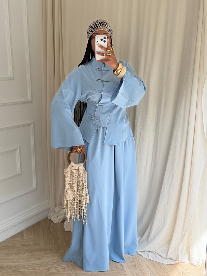 ENSEMBLE JEAN AYSHA BLEU CLAIR