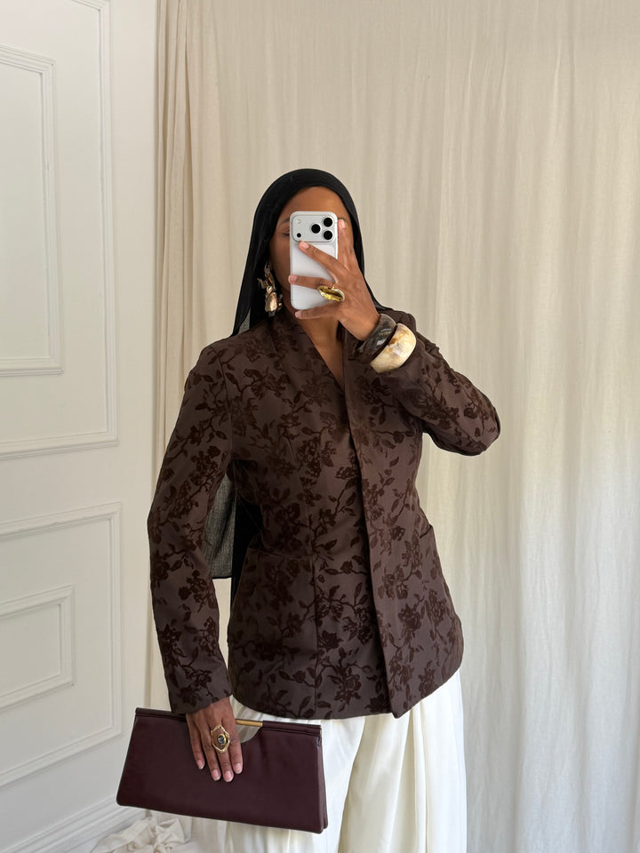 BLAZER MARRON