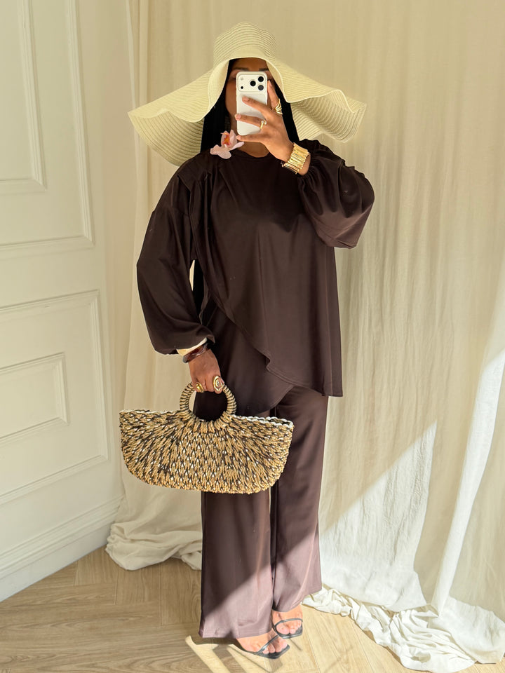 BURKINI BALI MARRON
