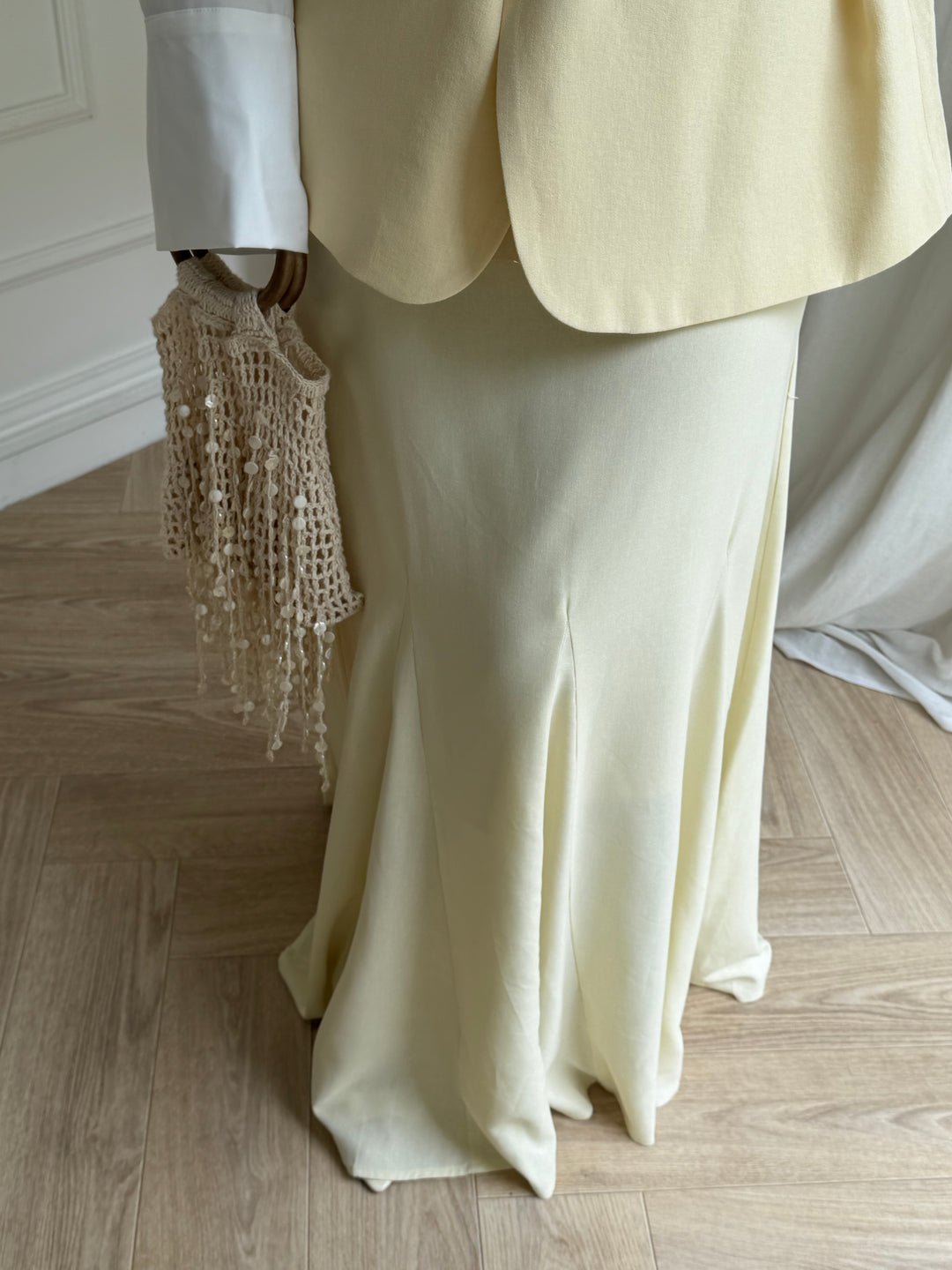JUPE LIN JAUNE