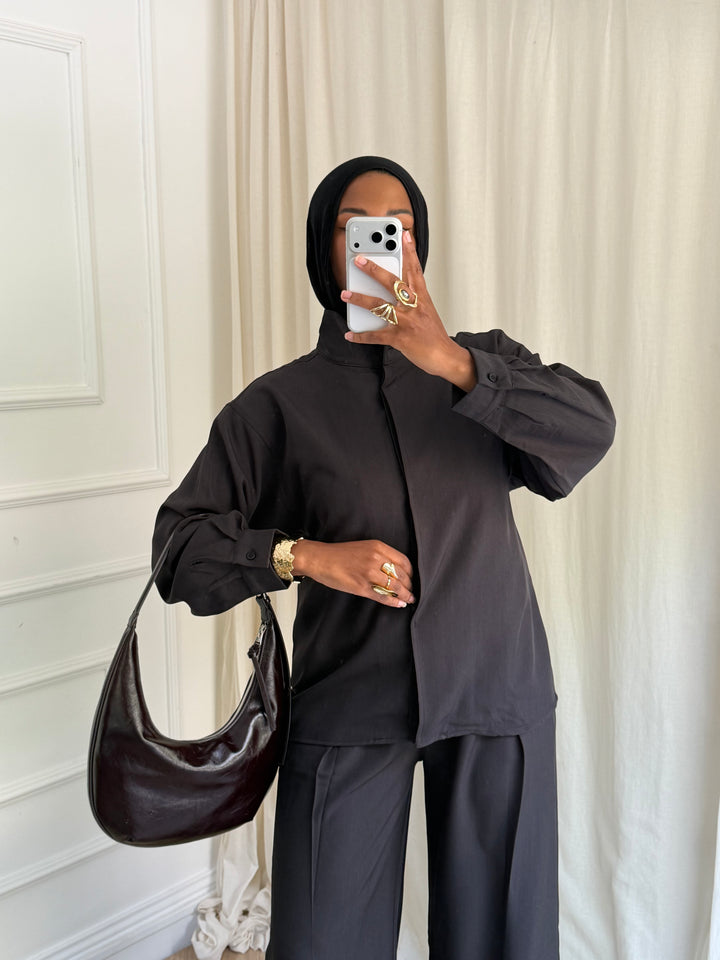 SET BLOUSE Manhattan NOIR