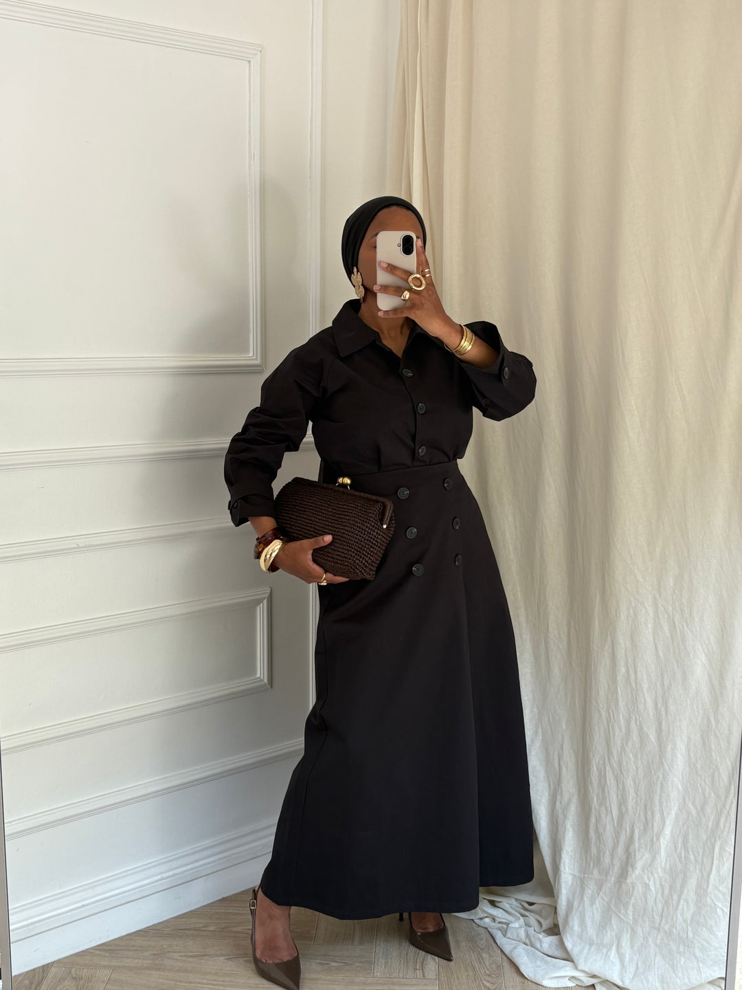 SET TRENCHY NOIR