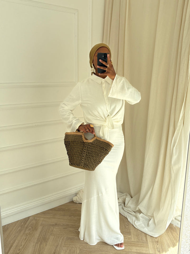 JUPE LINA BLANCHE