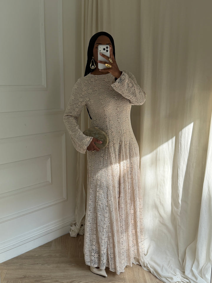 ROBE ODETTE BEIGE