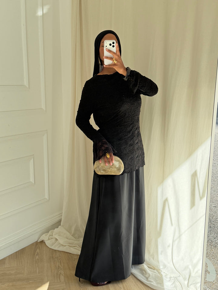 ENSEMBLE DENTELLE YURI NOIRE