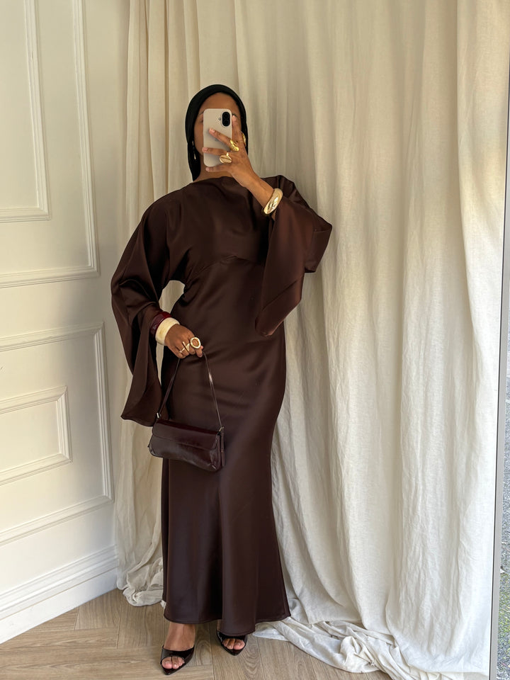 DRESS AYNA CHOCOLAT