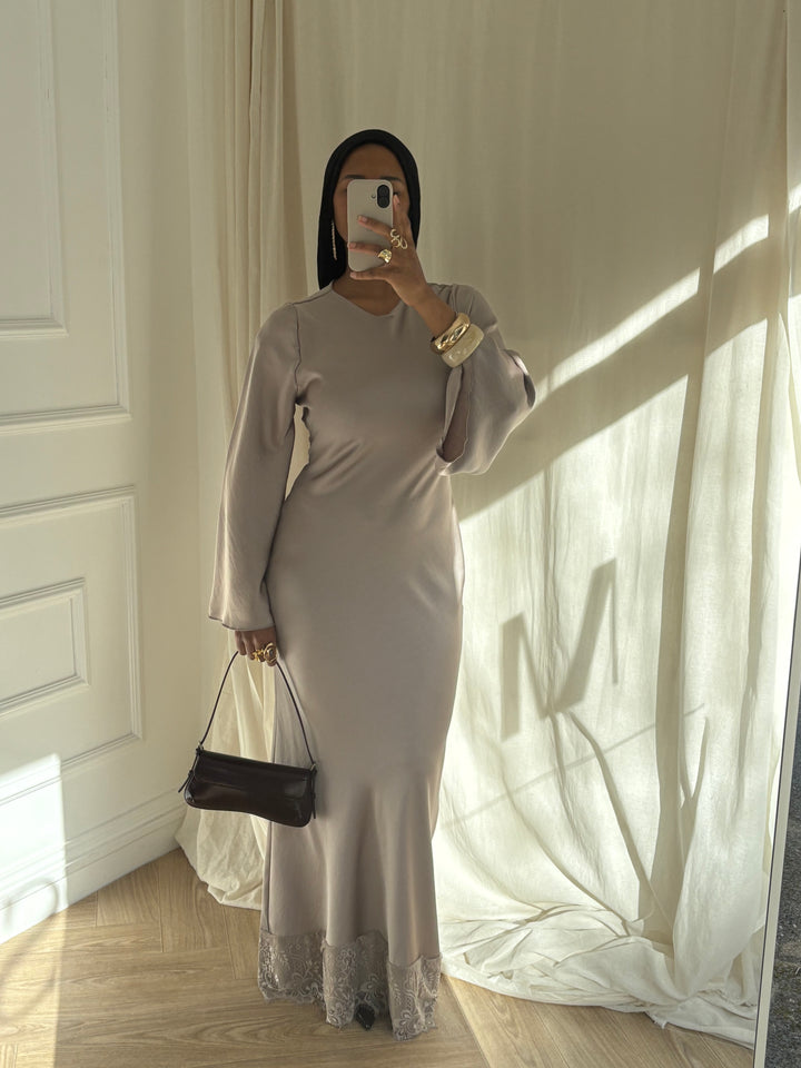 ROBE SISI TAUPE