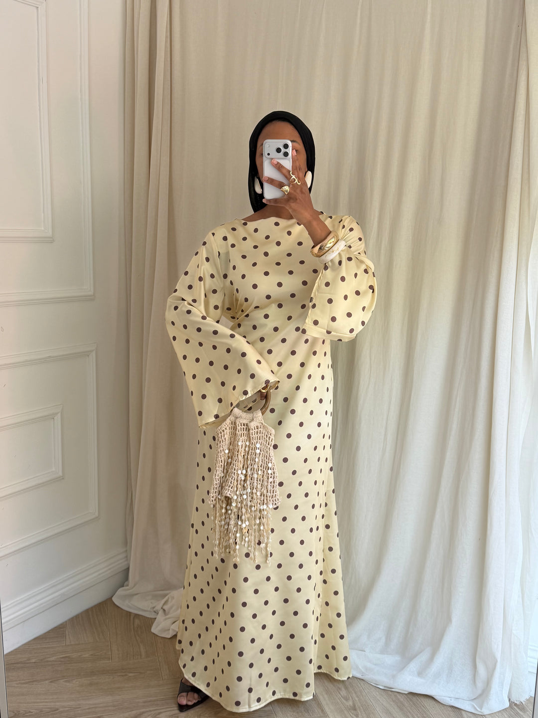 ROBE POIS ABRICOT