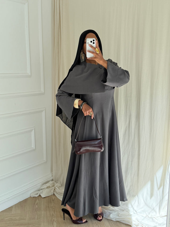 ROBE BUSHRA GRISE