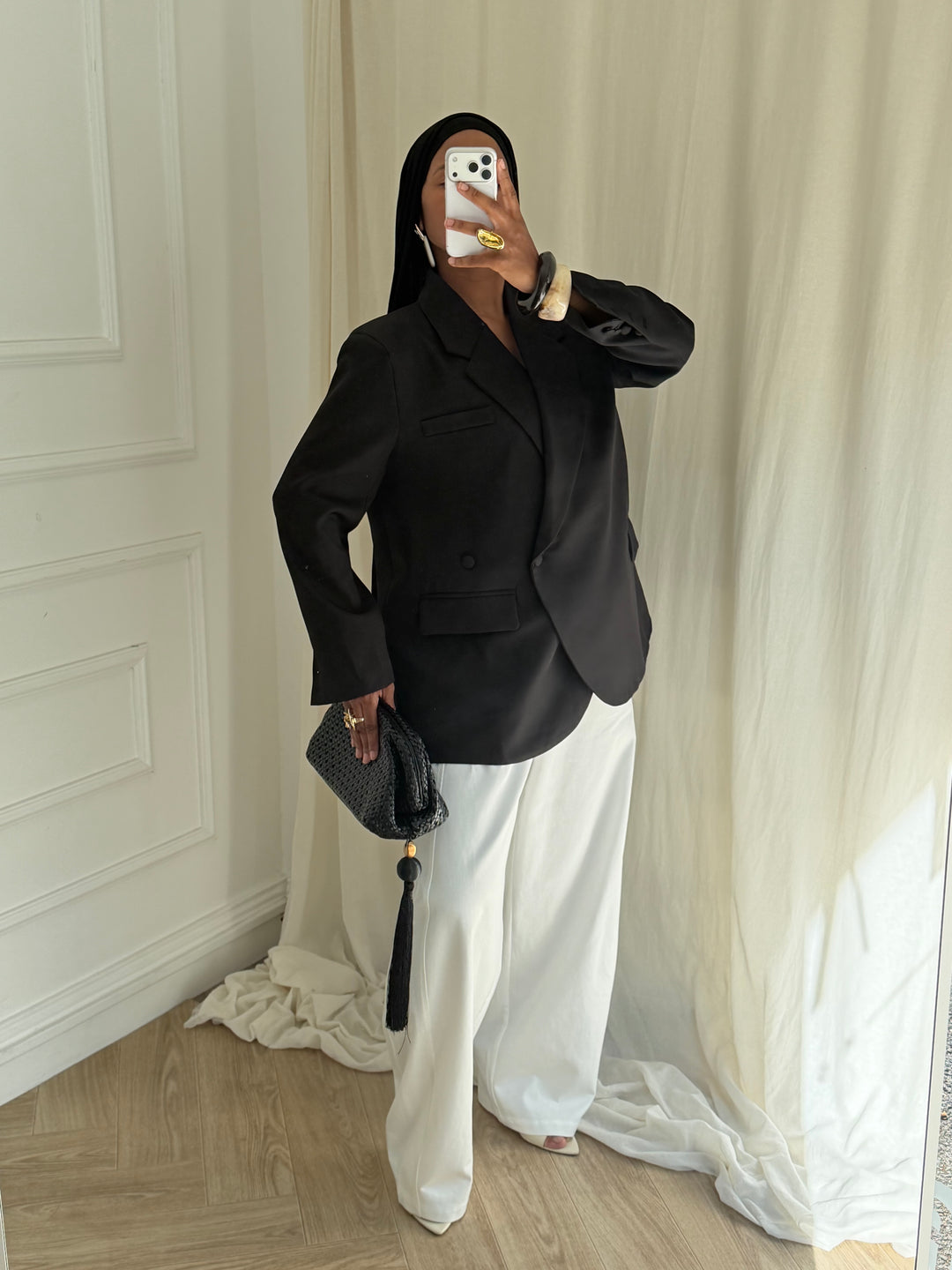BLAZER MASCULIN LUXE NOIR
