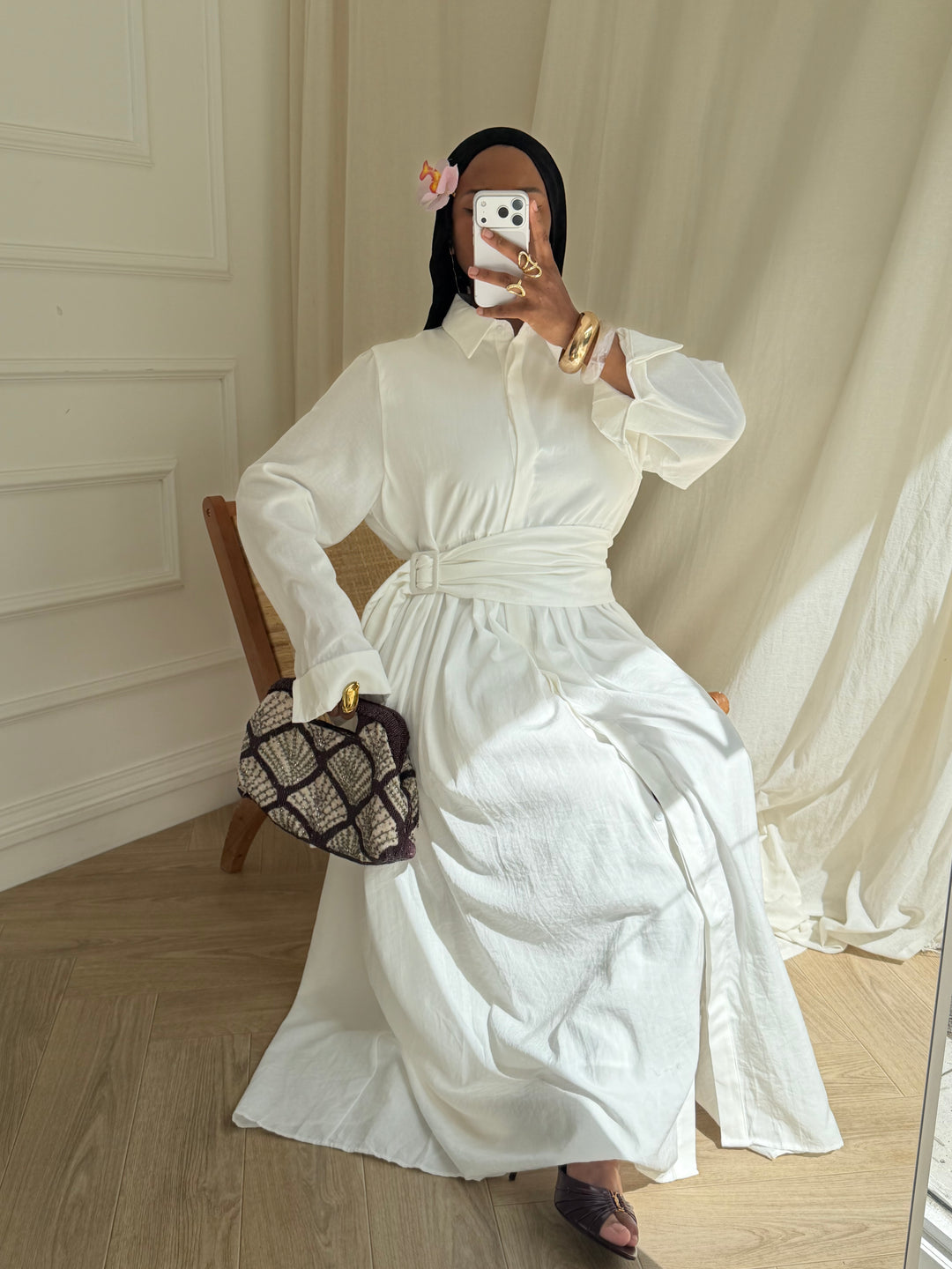 ROBE SOKONA BLANCHE