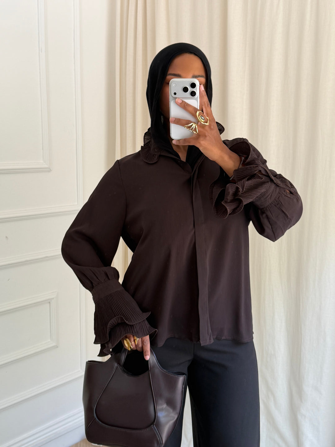 BLOUSE BOHAM CHOCOLAT