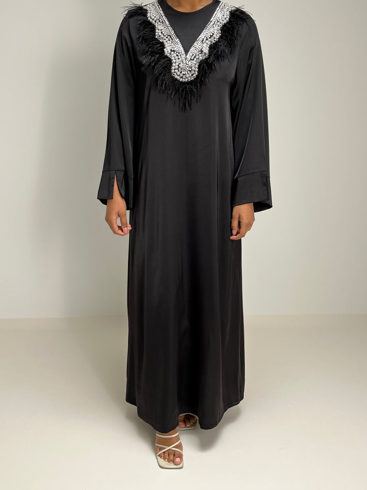 ABAYA LONA NOIRE