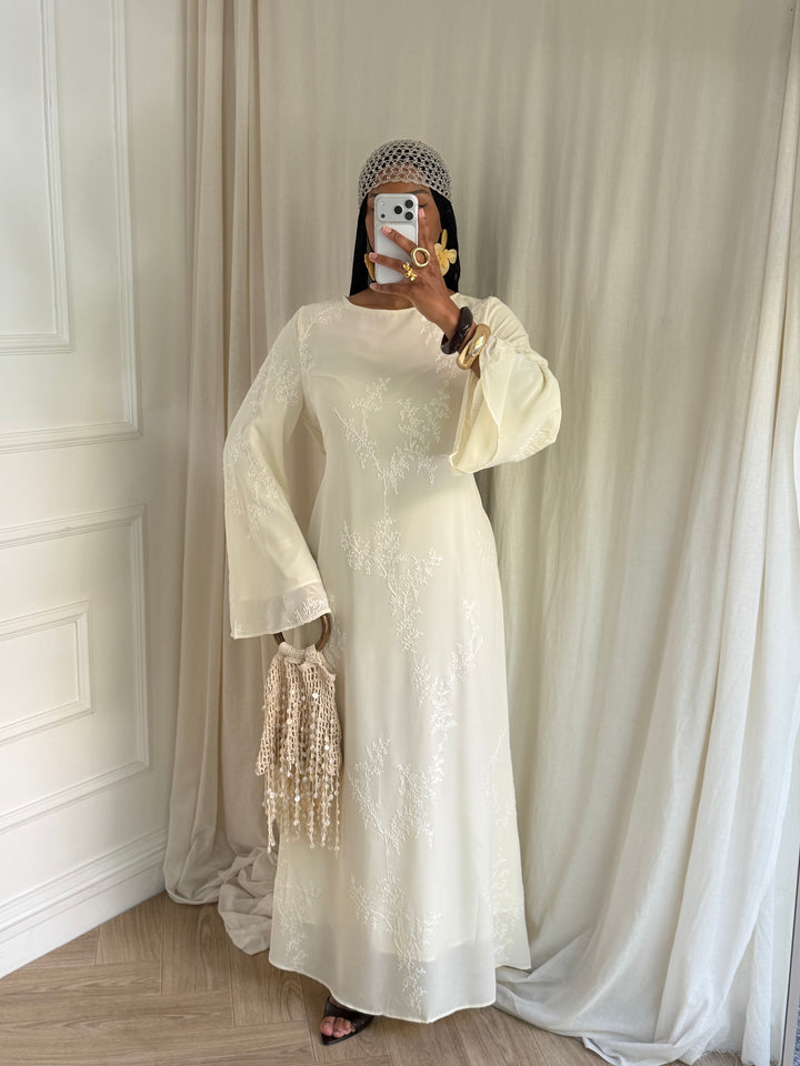 ROBE RAYSSEN BEIGE