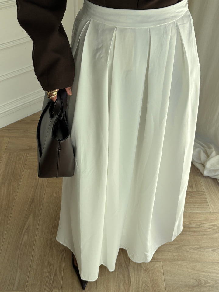 JUPE LONGUE ESSENTIEL BLANCHE