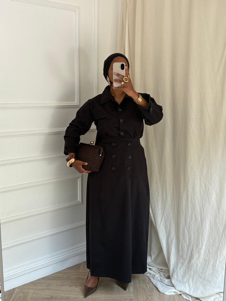 SET TRENCHY NOIR