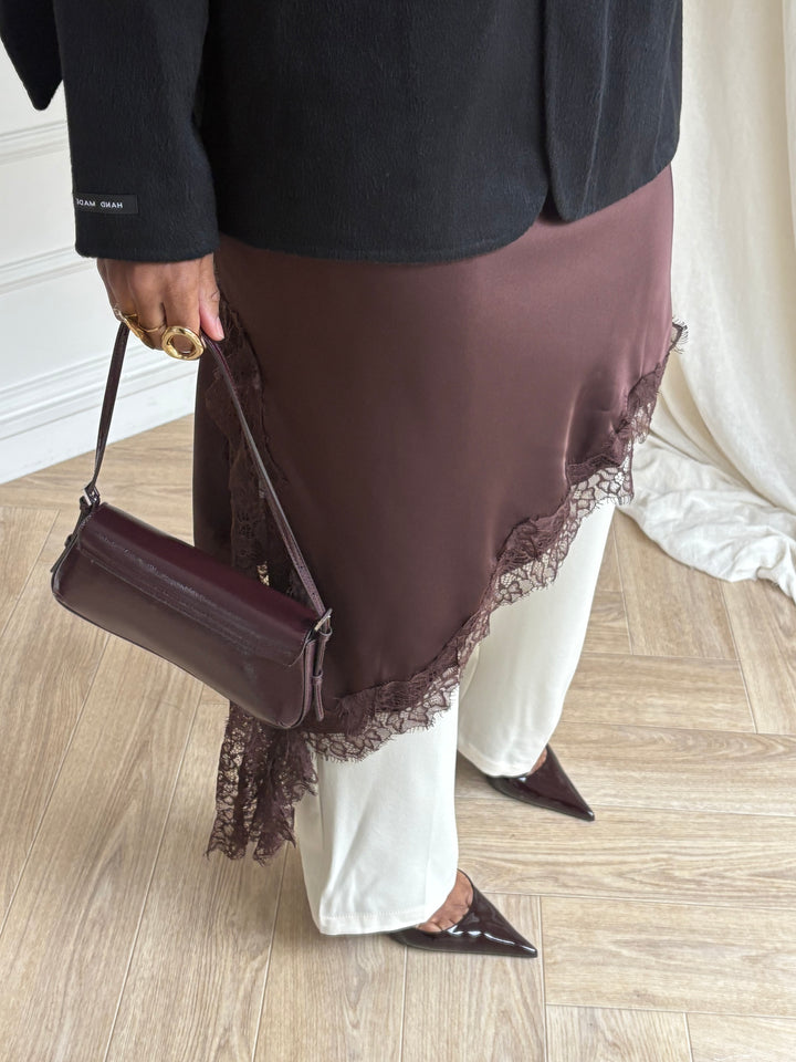 ROBE LAYERING MARRON