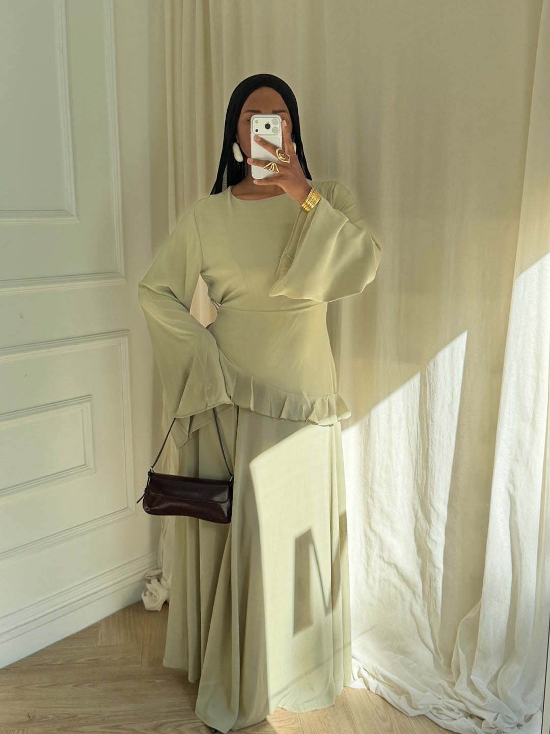ROBE SORA VERT SAUGE