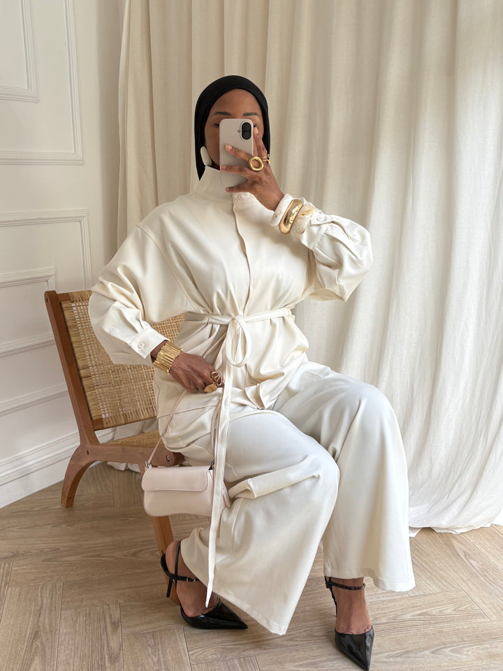 SET BLOUSE Manhattan CRÈME