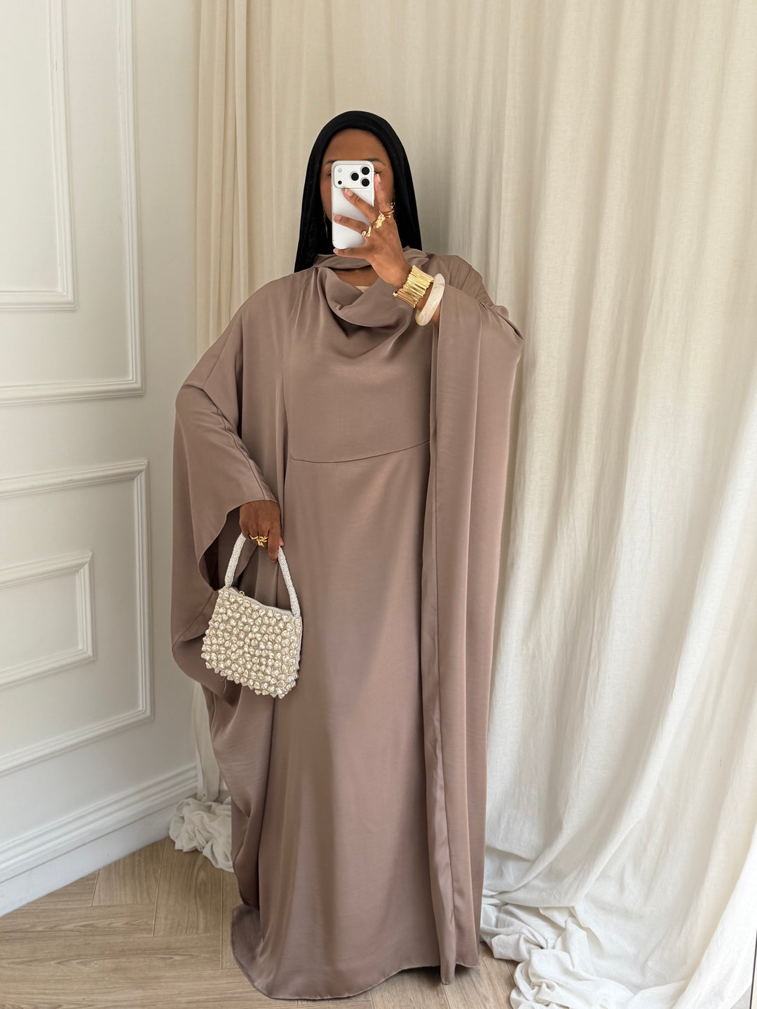 ABAYA PRESTIGE TAUPE