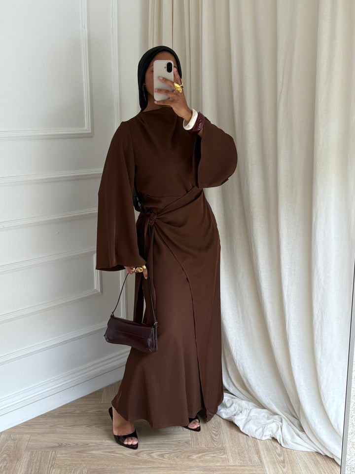 ROBE AKILA CHOCOLAT