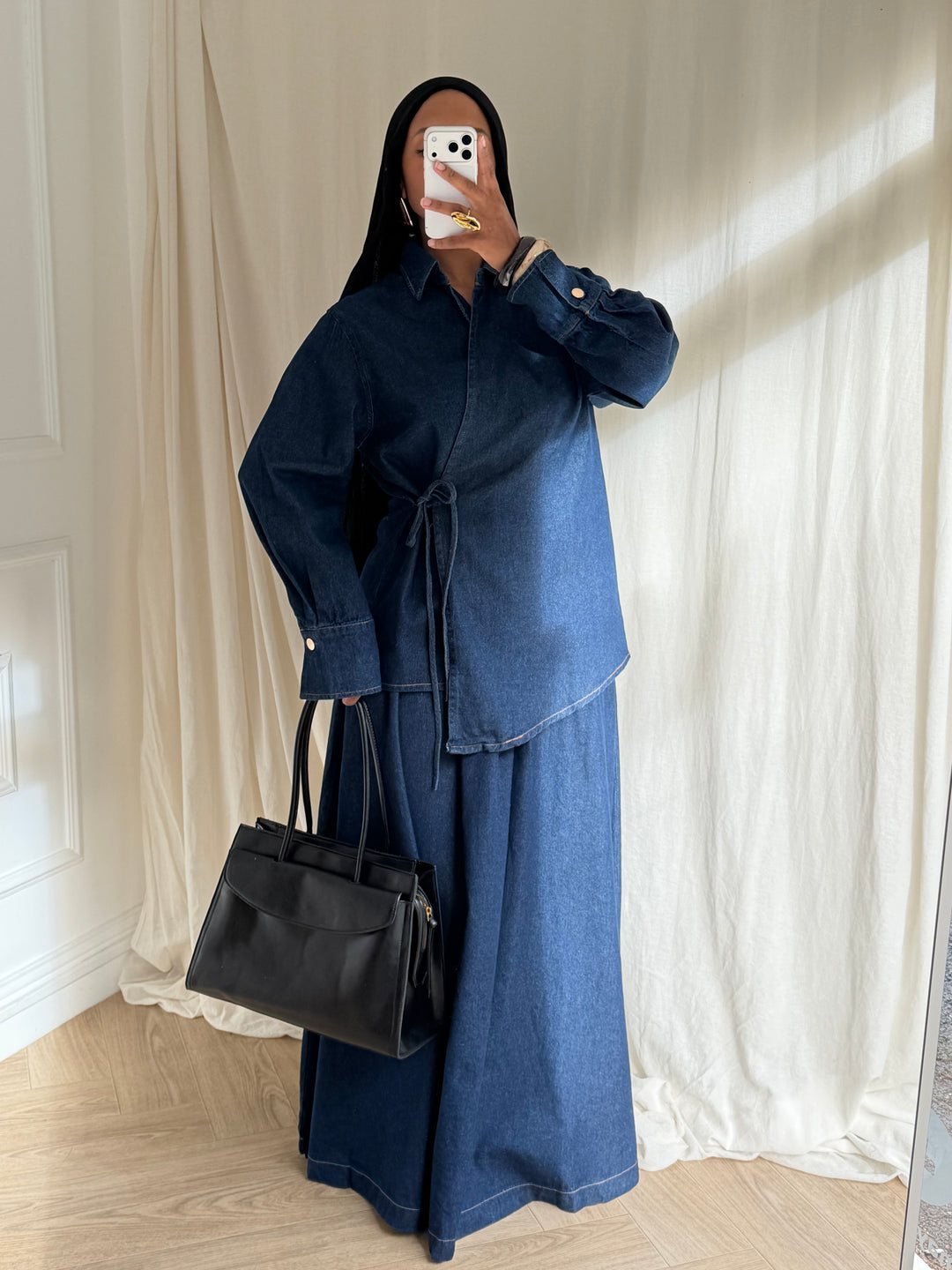 ENSEMBLE JUPE ET VESTE CACHE CŒUR