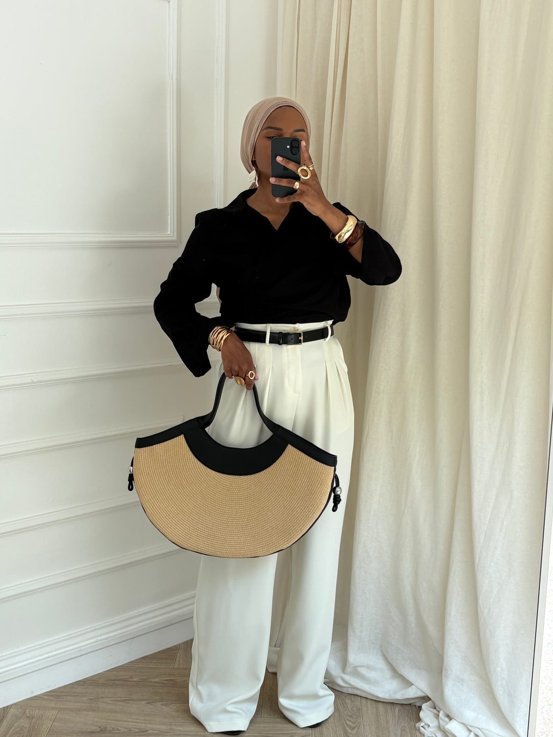 PANTALON PREMIUM TALL ÉCRU