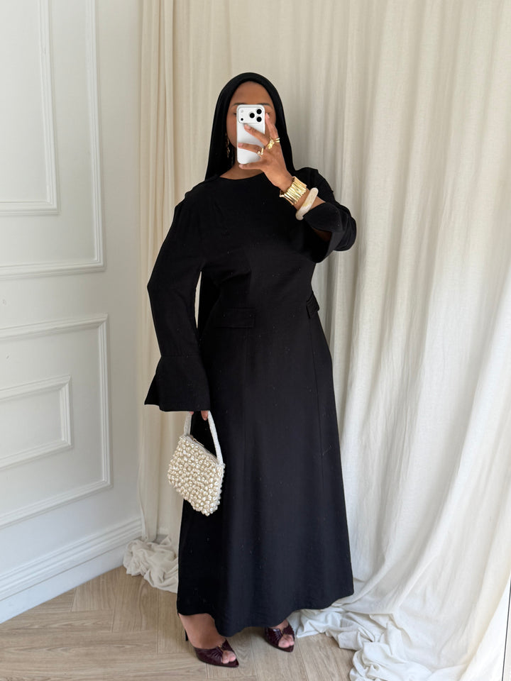 ROBE BELLA PRINTEMPS NOIRE