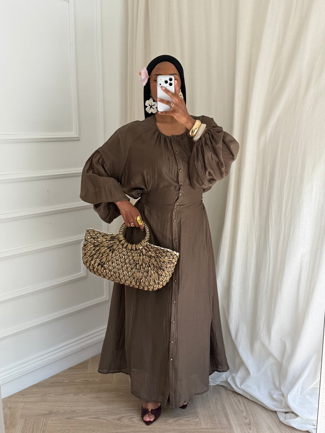 ROBE SOMALYA MARRON