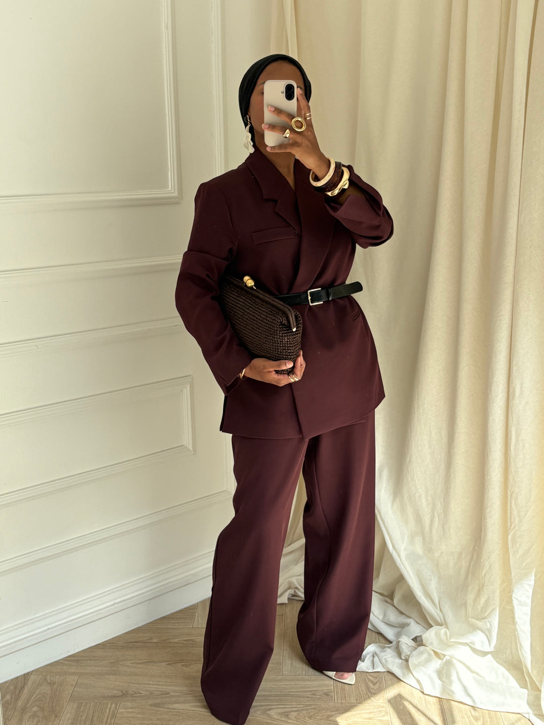 PANTALON PREMIUM TALL BORDEAUX