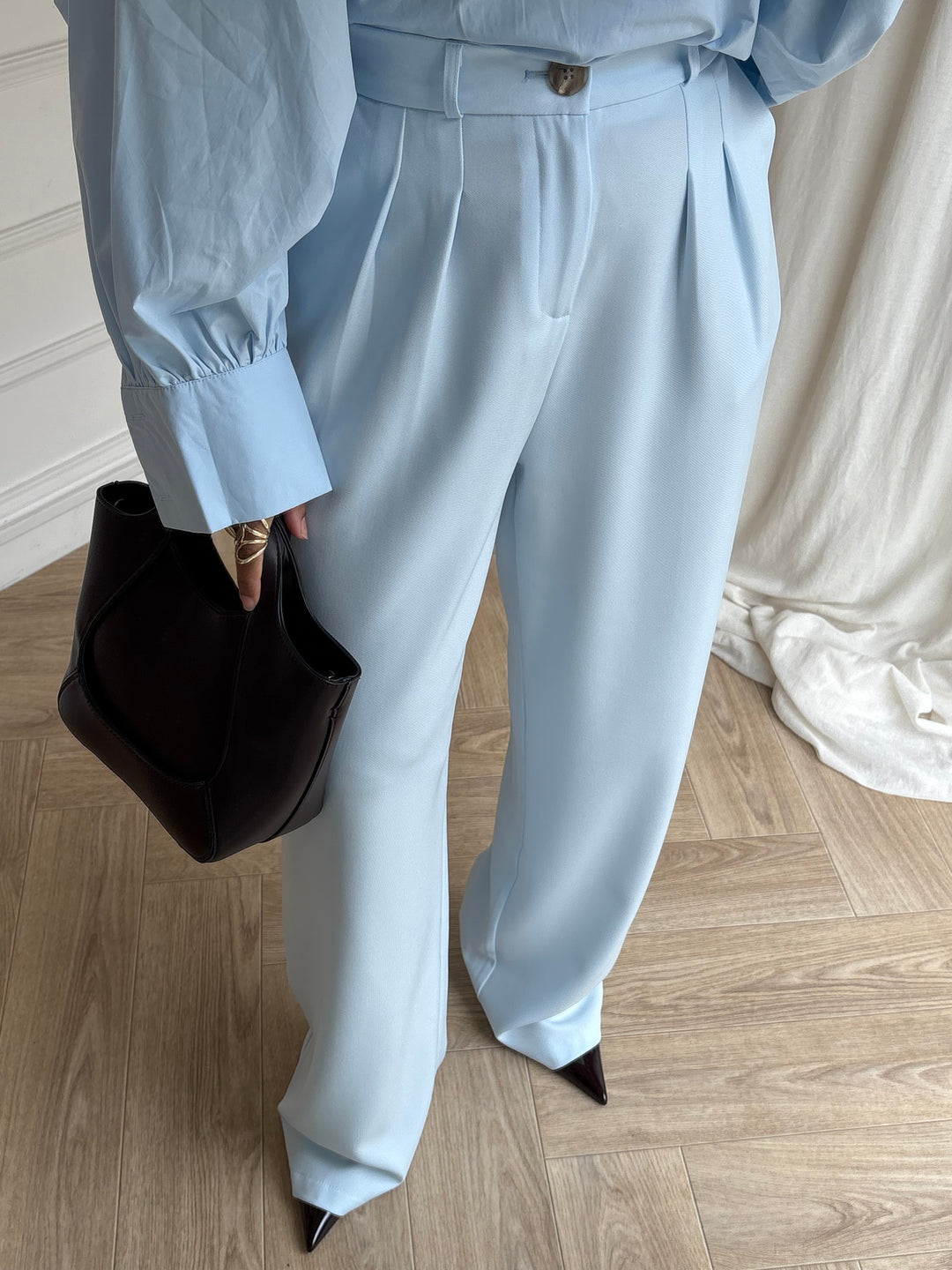 PANTALON PREMIUM TALL BLEU CIEL