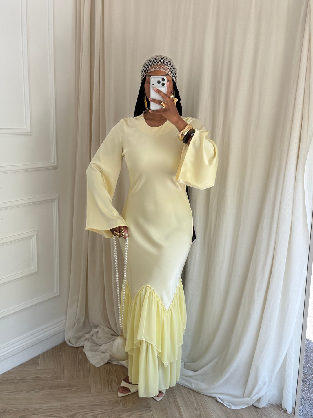 ROBE NESRIN JAUNE