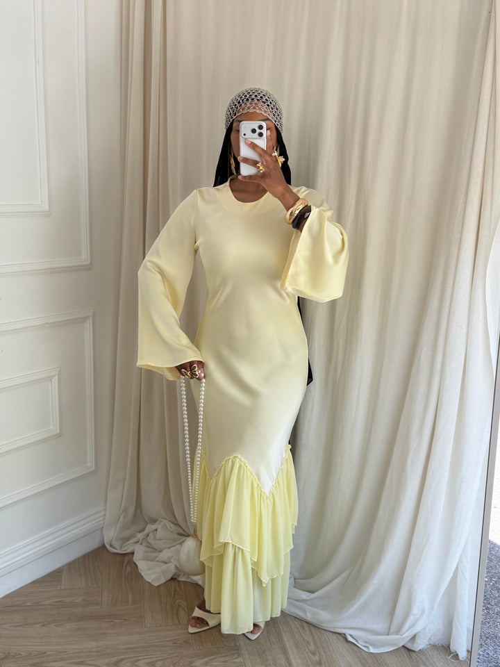 ROBE NESRIN JAUNE