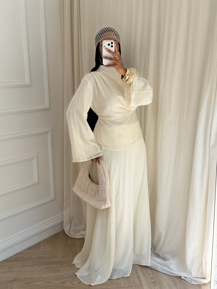 ENSEMBLE JUPE GLORIA CRÈME