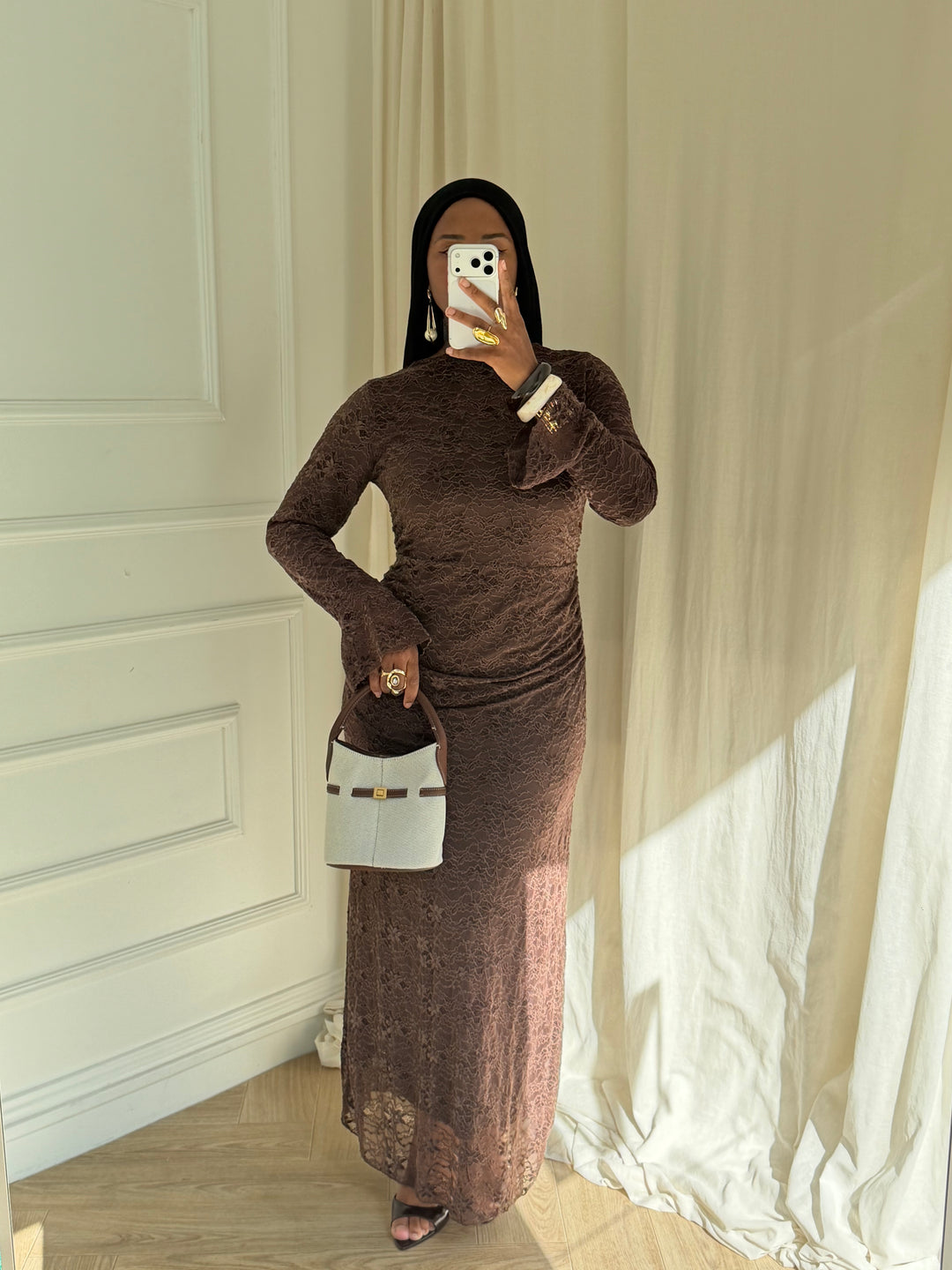 ROBE LEONNIE MARRON