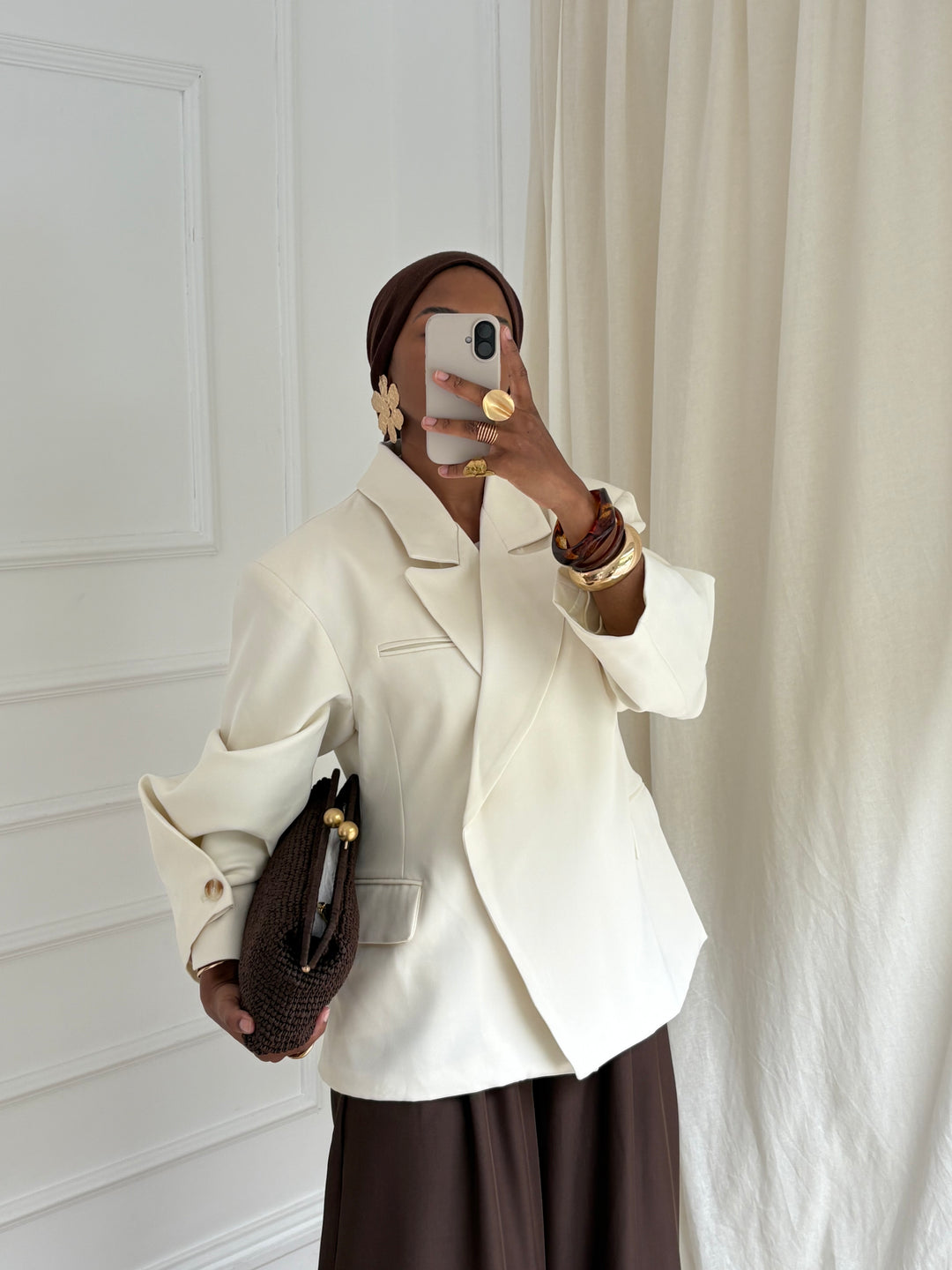 BLAZER ESSENTIAL PREMIUM BLANC