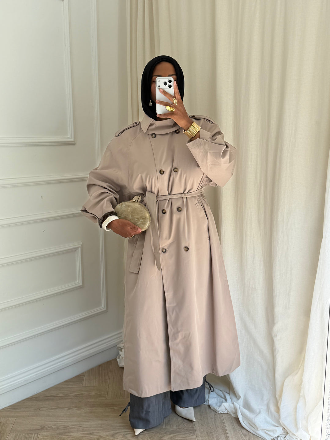 TRENCH MUSE BEIGE