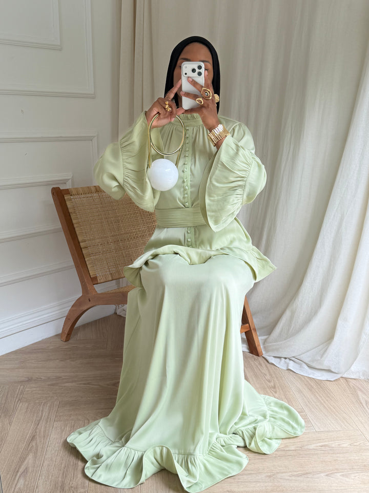 ENSEMBLE DAYAN LUXE VERT D’EAU