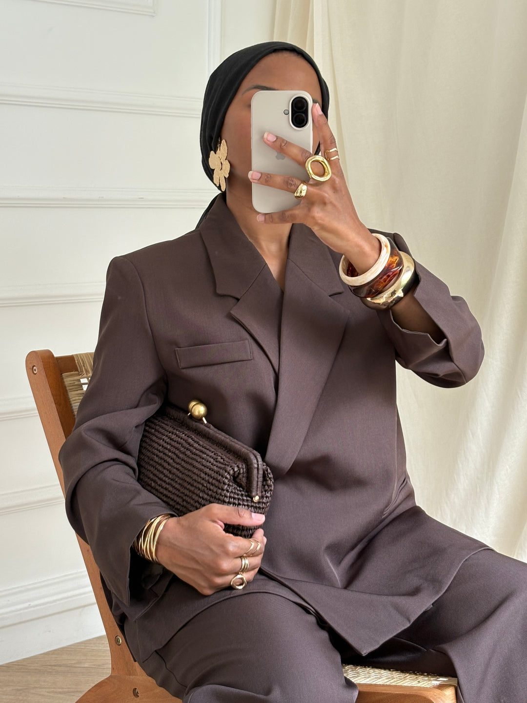 BLAZER PREMIUM MARRON FONCÉ