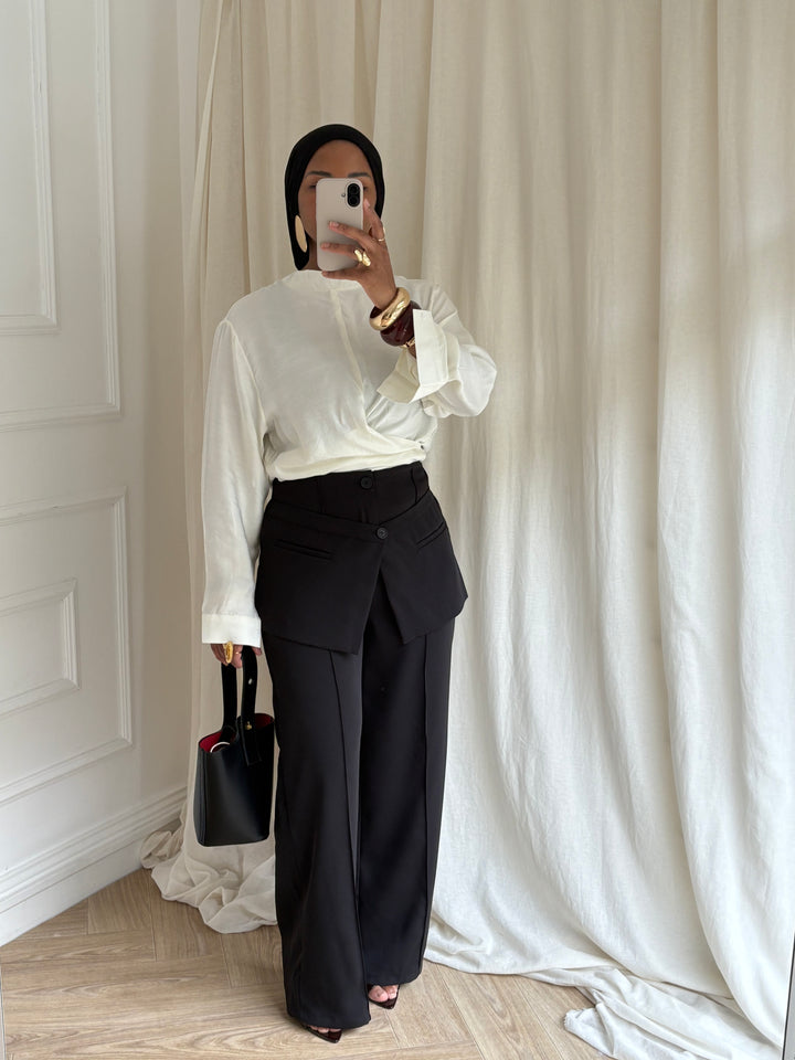 PANTALON JUPE NOIR