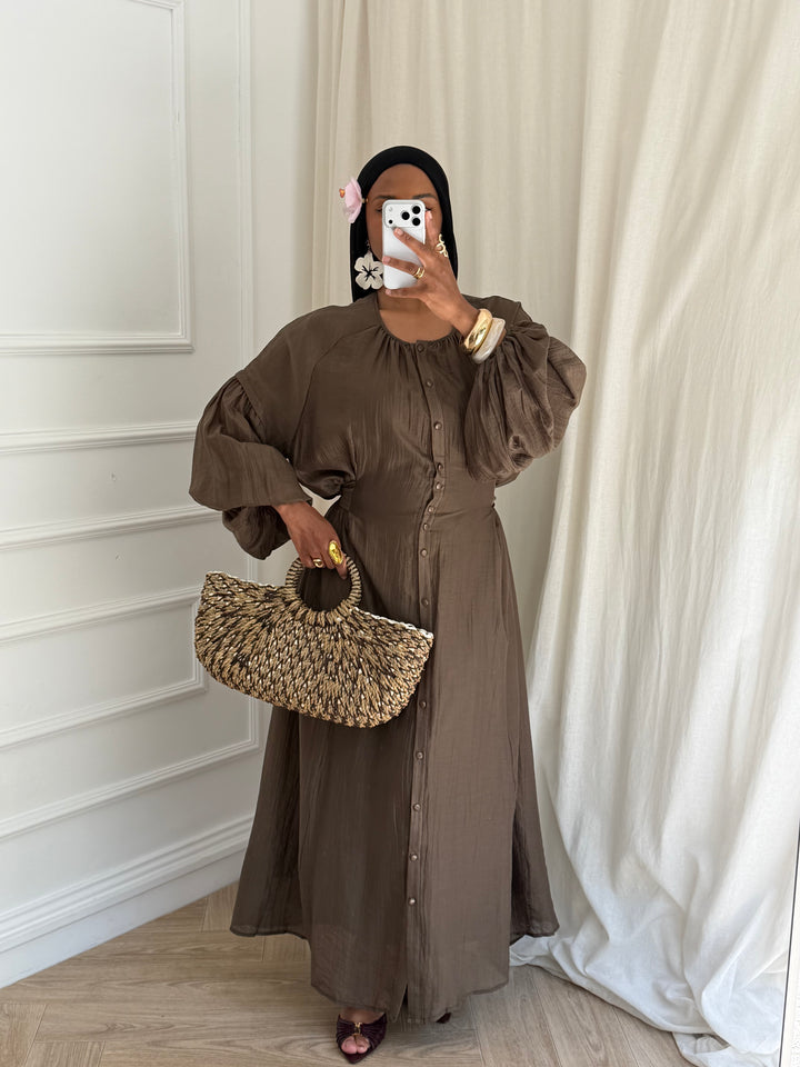 ROBE SOMALYA MARRON