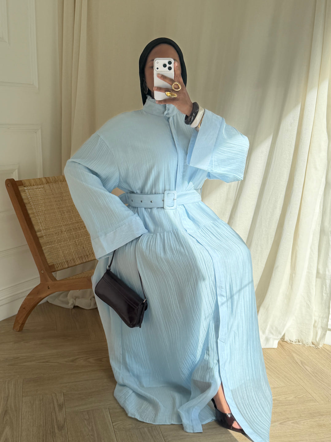 BOHEMIAN DRESS BLEU